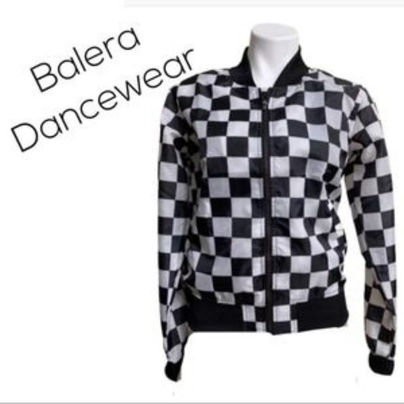 balera Jackets & Blazers - Balera Dancewear Checkered Jacket Adult Small